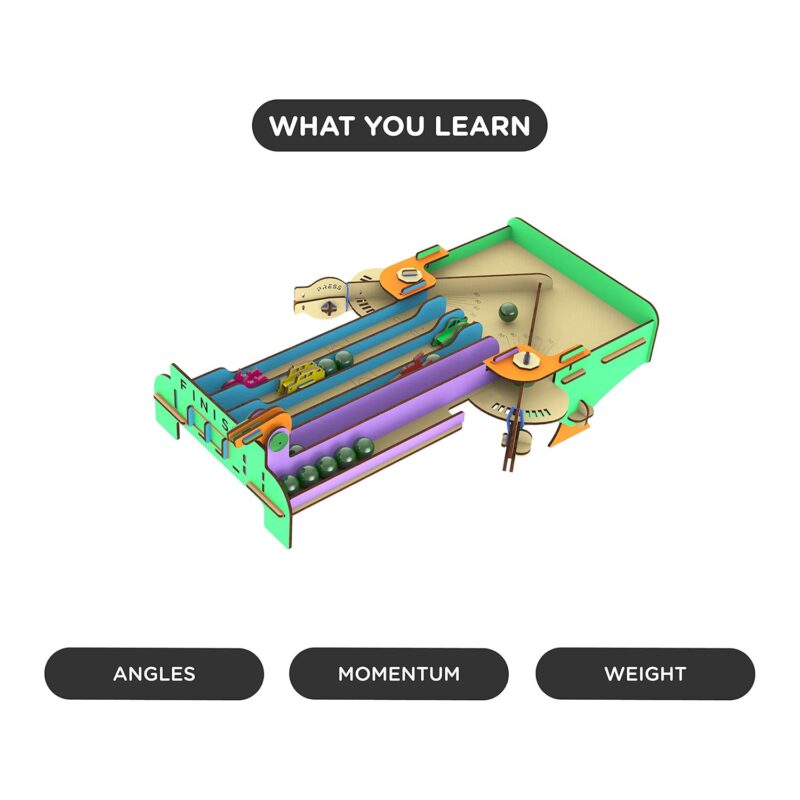 Smartivity Angle Wrangle Car Racing STEM Educational DIY Fun Toy