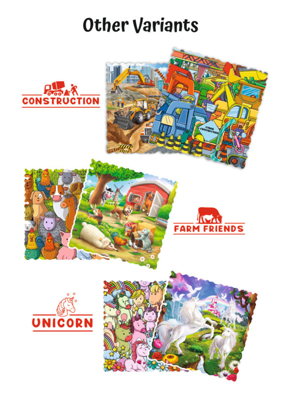 Go Crazy Jigsaw Puzzle | Unicorn Theme |180 Pcs | Skill-Building STEM Toy for Kids & Adults -6-99 | Educational Toy