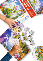 Go Crazy Jigsaw Puzzle | Unicorn Theme |180 Pcs | Skill-Building STEM Toy for Kids & Adults -6-99 | Educational Toy