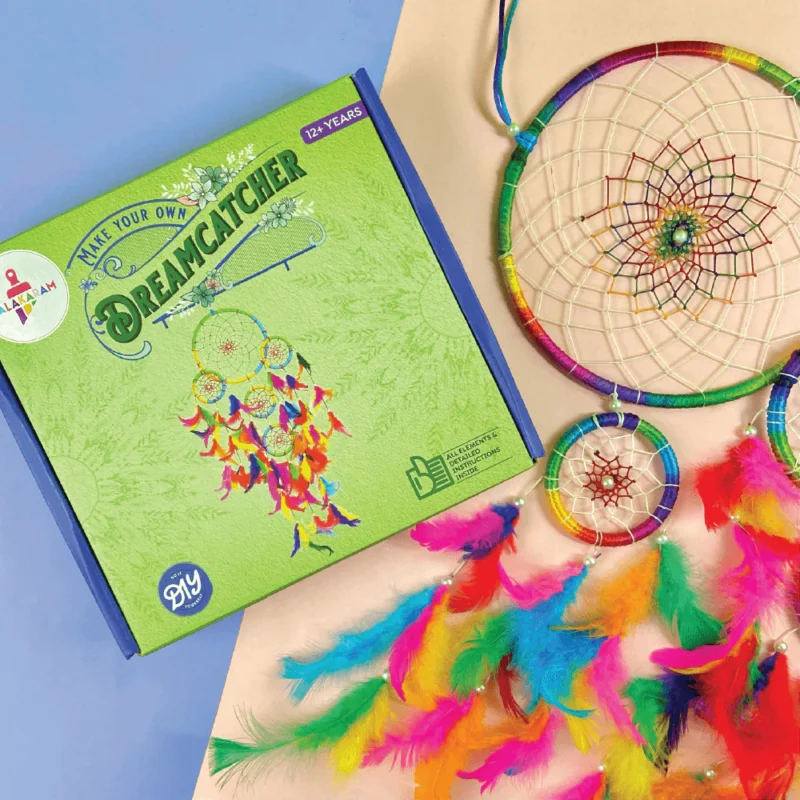 Kalakaram DIY 5-Ring Dream Catcher Kit