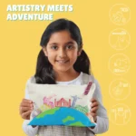 7 Wonders Block Painting Canvas Pouch Activity Kit