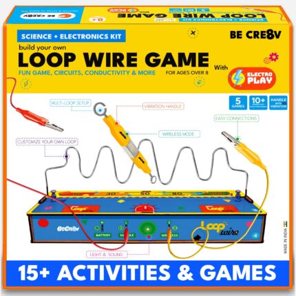 Be Cre8v 15-in-1 STEM DIY Loop Wire Game Kit for Kids - Toys