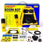Be Cre8v Boom Bot DIY Bluetooth Speaker Kit with Microphone, LED Light Show, STEAM Learning Toy for Kids