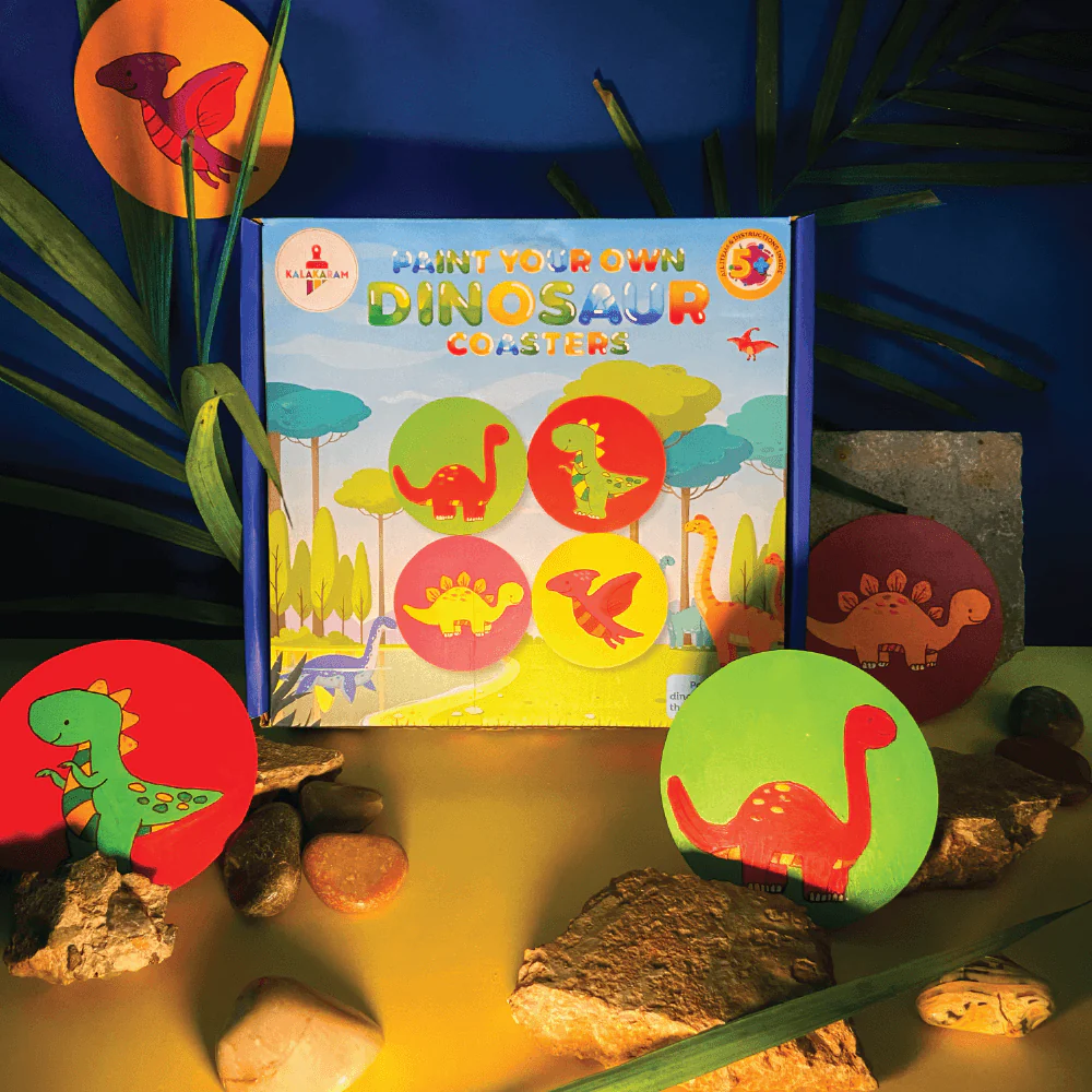 Dinosaur Coasters Painting Kit Dinosaur-Coasters-Painting-Ki