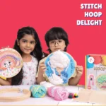 Hoop Art Embroidery Kit | Knitting Craft | Decorative Hoops