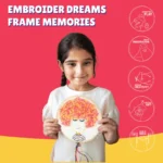 Hoop Art Embroidery Kit | Knitting Craft | Decorative Hoops