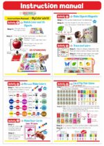 My Color World 6-in-1 Play Kit, Educational Learning Set with Magnetic Objects, Coloring Activities, Card Game for Ages 3-6 Years