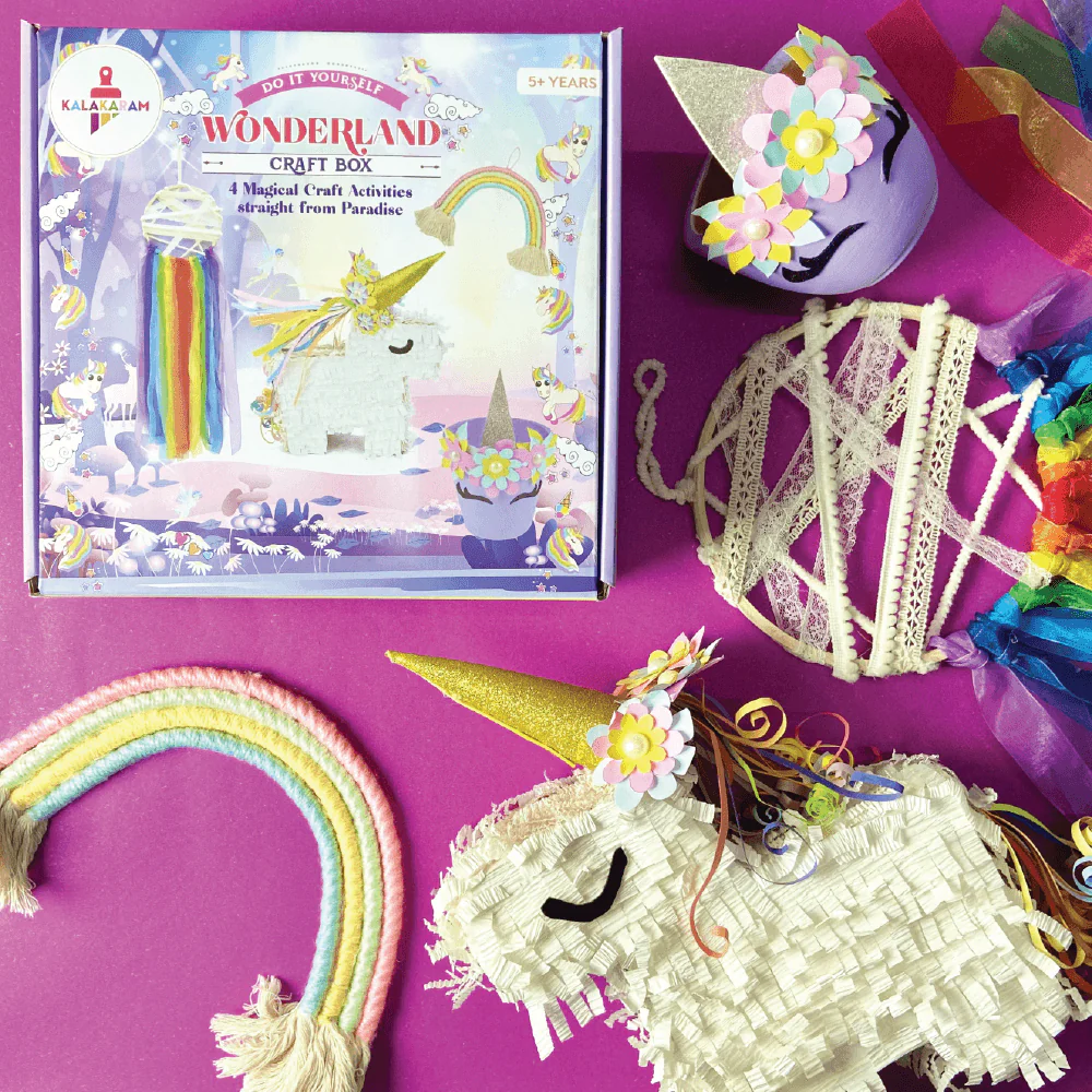 Kalakaram Wonderland Craft Box Activity Kit Kalakaram Wonderland Craft Box Activity Kit