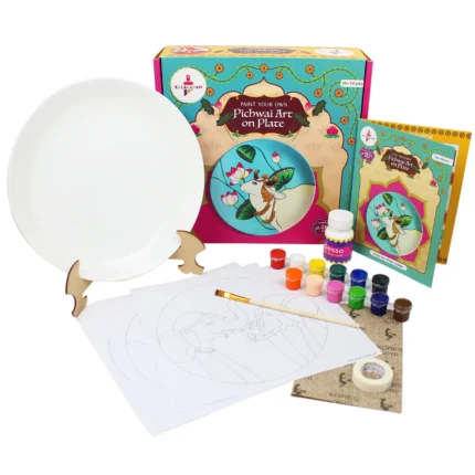 Pichwai Art on a Plate Painting Kit