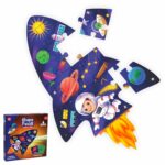 Shape Puzzle Game | 16 Big Puzzle Pieces with Game Cards for Learning & Fun | Object and Colour Recognition Game for Kids 3-7 Years Old – Educational Toys for Children