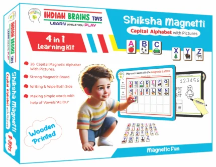 Shiksha Magnetti Capital alphabet with Pictures