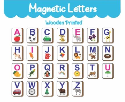 Shiksha Magnetti Capital alphabet with Pictures
