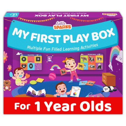 Smartivity 5 in1 Montessori Play Box for 1+ Years Boys & Girls | 5 Educational Activities | Birthday Gift for 1+ Year Old Kids I Brain Boosting Toy, Builds - Motor, Shapes, Matching Skills