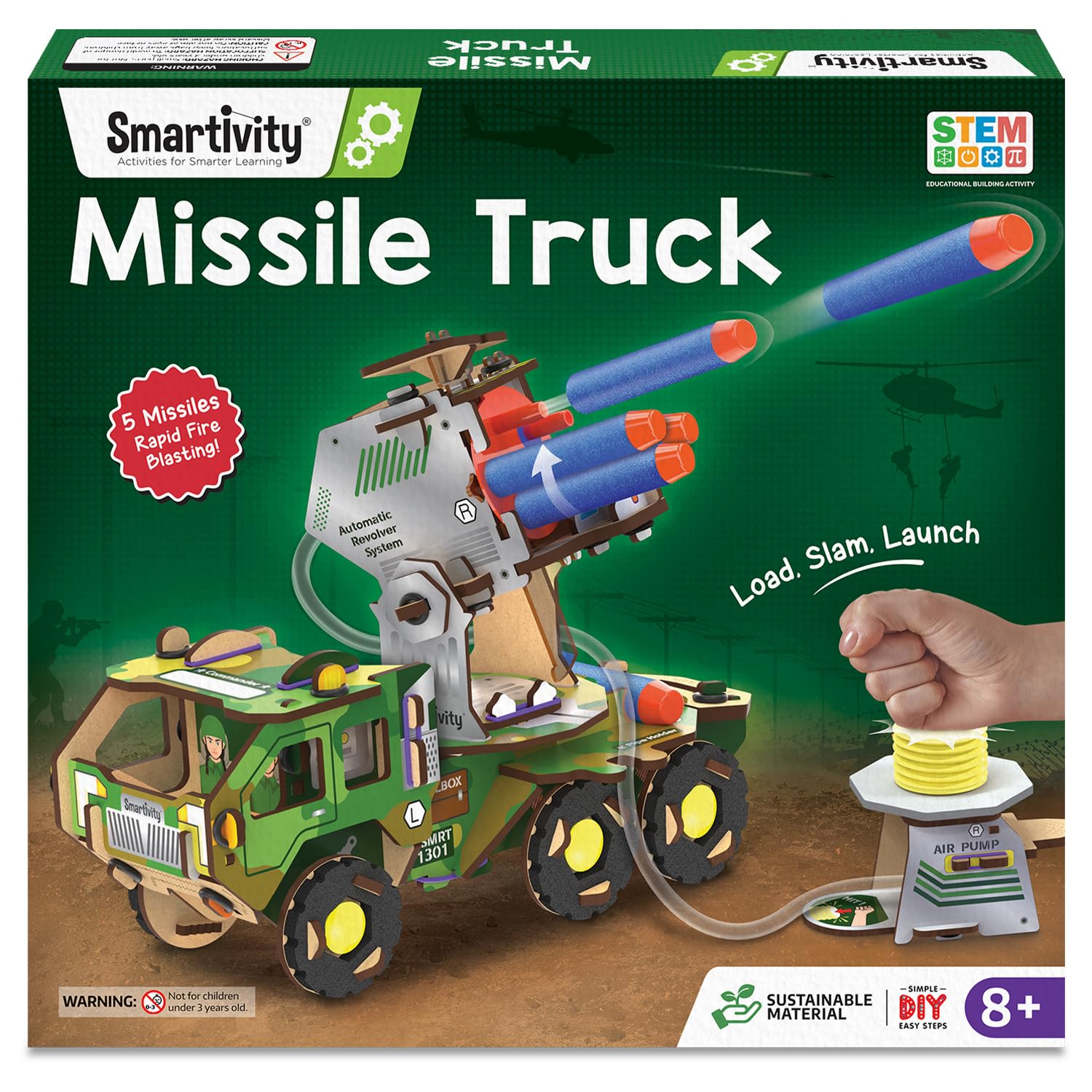 Smartivity DIY Military Vehicle for Kids 8-14 Years