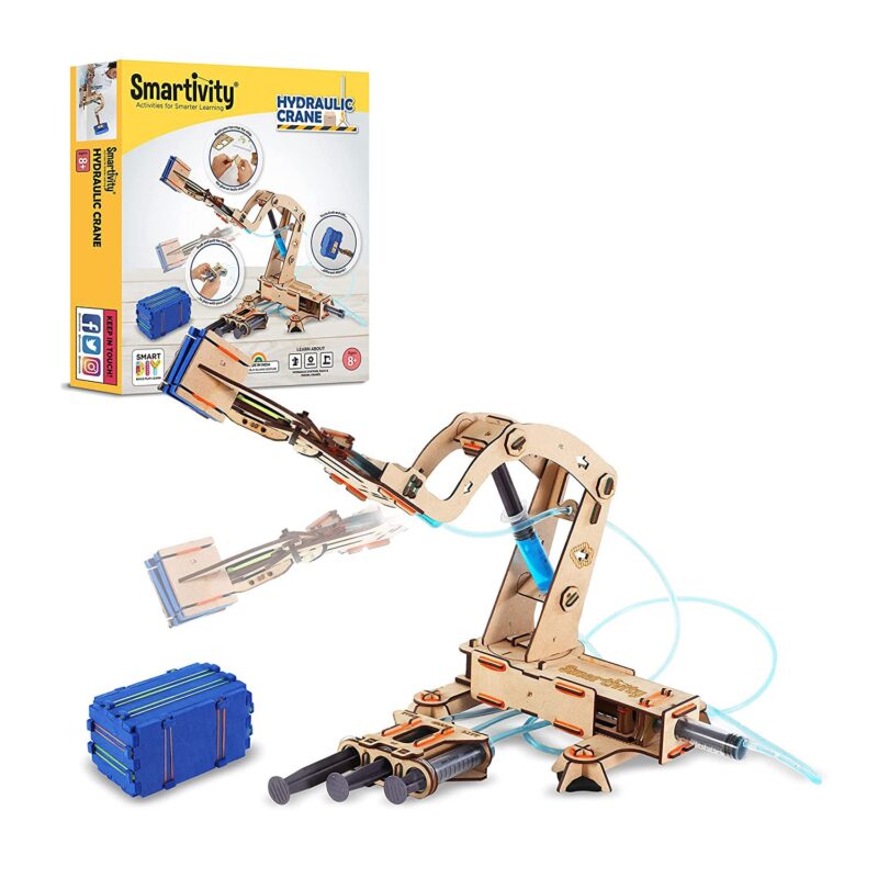 Smartivity Hydraulic Crane, STEM DIY F