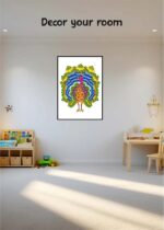 Doodle Colouring Kit for Kids | 4 Giant Colouring Posters & 12 Sketch Pens | DIY Art and Craft Se