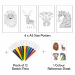 UnikPlay-Doodle-Colouring-Kit-for-Kids-animals