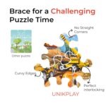 Go Crazy Jigsaw Puzzle | Construction Theme |180 Pcs | Skill-Building STEM Toy for Kids & Adults -6-99 | Educational Toy