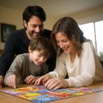 About this item The puzzles feature vibrant and eye-catching colors, capturing children's attention and enhancing visual stimulation. The puzzle pieces come in various shapes, adding an extra level of challenge and excitement to the assembly process. Research shows that puzzles aid in the development of a child's concentration, problem-solving skills, and critical thinking abilities. Jigsaw Puzzle for Kids is made from reusable card board and without any sharp edges so that children can grasp it safely. The pieces are of high quality to endure a toddler’s handling. Easy to carry and handy. Children love puzzles! They’re fun, brain boosting, stimulating and they’ll learn whilst they’re playing! › See more product details