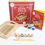 Warli Art Serving Tray Painting Kit