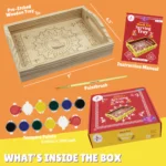 Warli Art Serving Tray Painting Kit