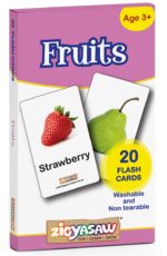 ZiGYASAW Fruits Flash Cards, Multicolour